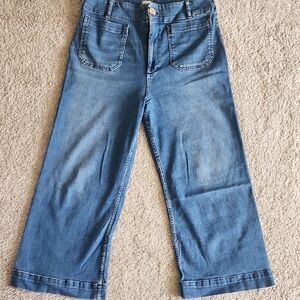 Maeve Light Blue Wide Leg Jeans